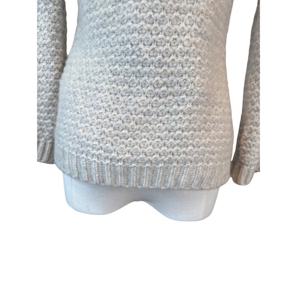 ZARA Beige Small Wool Blend Knit Cardigan Sweater Jacket Button Closures - Picture 13 of 16